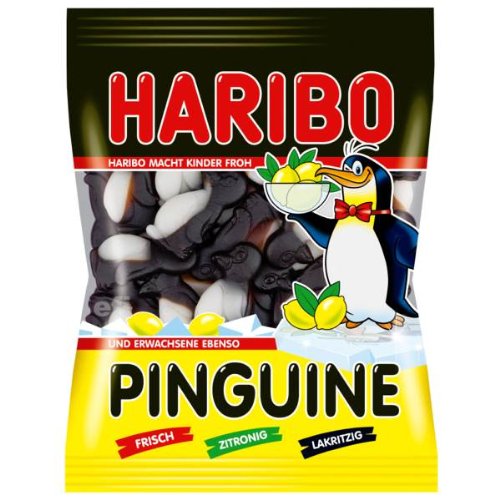 Haribo Pinguine Gummi Candy-200 G logo