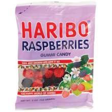 Haribo Raspberry Candy, 5 Ounce — 12 Per Case. logo