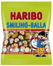 Haribo Smiling – Balla Gummi Candy-175 G logo