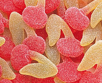 Haribo Sour Gummi Cherries, 5 Lbs logo