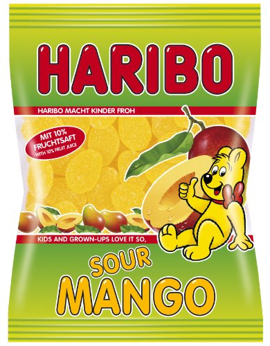 Haribo Sour Mango, 30er Pack (30 X 175 G) logo