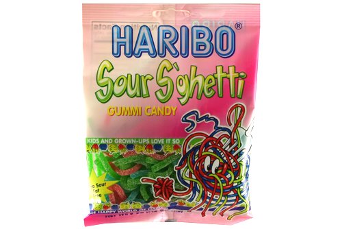 Haribo Sour S’ghetti 5oz Bag logo