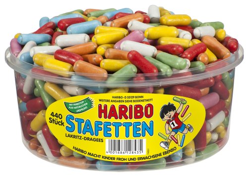 Haribo Stafetten (440 Pcs) (licorice) logo