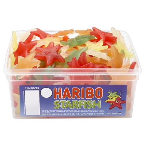 Haribo Starfish Gummy Sweeties 120 Pieces logo