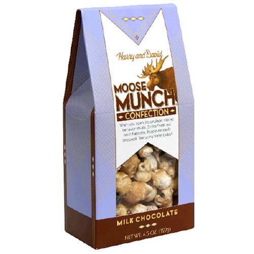 Harry & David Moose Munch Milk Chocolates, 4.5 ounce Units (Pack of 6) logo