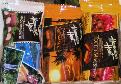 Hawaiian Chocolate Macadamia Nuts & Toffee Macs & Caramacs Lunch Box Cooler Gift Basket #3 logo