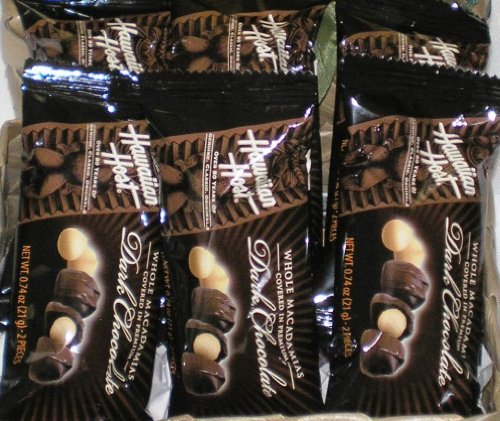 Hawaiian Dark Chocolate Covered Macadamia Nut Lunch Box Cooler Gift Basket #3 logo