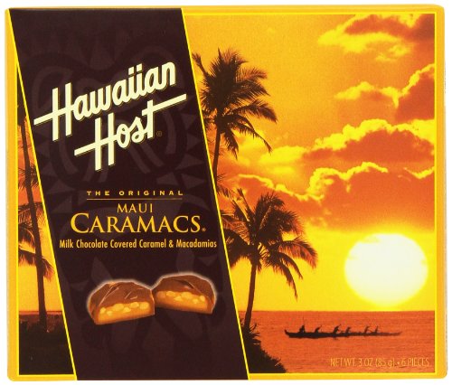 Hawaiian Host Chocolates Maui Caramacs, 3 ounce Boxes (Pack of 4) logo