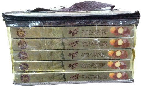 Hawaiian Host Hawaiian Honey-coated Whole Macadamias In Premium Milk Chocolate Gift Box Net Wt 7 Oz (198 G) 6 Pack logo