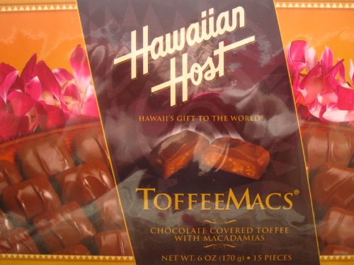 Hawaiian Host Toffeemacs. Net Wt 6 Oz. 15 Pieces logo