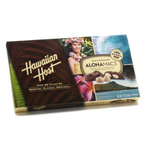 Hawaiian Host Value Pack Macadamia Nuts Milk Chocolate 3 Alohamac Boxes logo