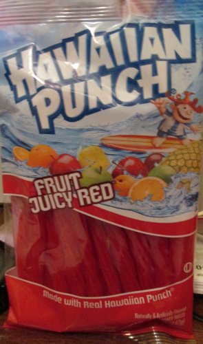 Hawaiian Punch Licorice Twists Fruit Juicy Red Flavor 5 Ounce (Pack of 2) logo