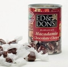 Hawaiian Value Pack Ed & Don’s Chocolate Macadamia Caramel Candy Chews 4 Cans logo