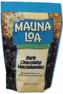 Hawaiian Value Pack Mauna Loa Macadamia Nuts Dark Chocolate 2 Bags logo