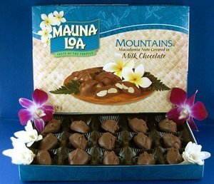 Hawaiian Value Pack Mauna Loa Macadamia Nuts Milk Chocolate Mountains 6 Boxes logo