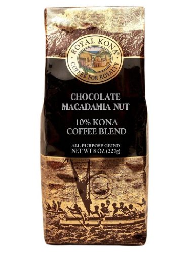 Hawaiian Value Pack Royal Kona Coffee Ground Chocolate Macadamia 2 Bags logo