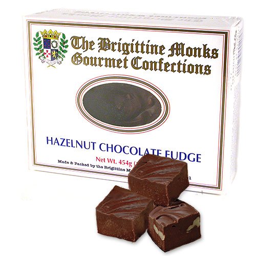 Hazelnut Chocolate Fudge: The Brigittine Monks logo