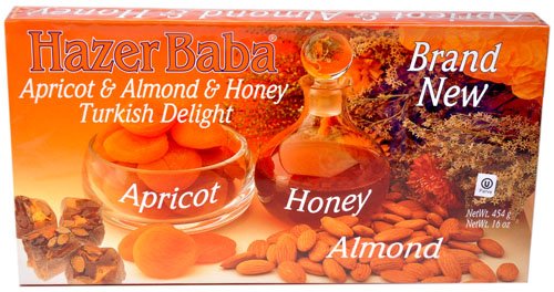 Hazer Baba Apricot-almond-honey Turkish Delight, 16oz logo