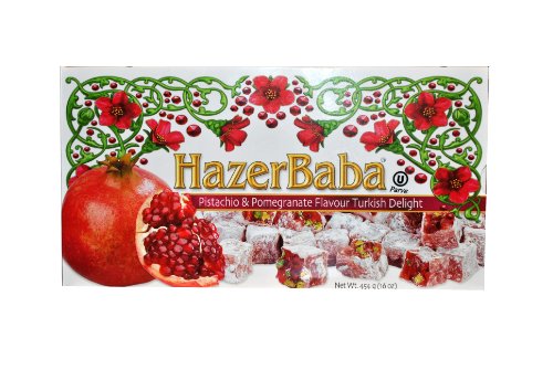 Hazer Baba Pistachio & Pomegranate Turkish Delight, 454g logo