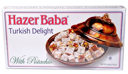 Hazer Baba Turkish Delight With Pistachio, 16oz logo