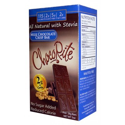 Healthsmart Chocorite Bar – Milk Chocolate Crisp – 5 Oz – Hsg-929257 logo