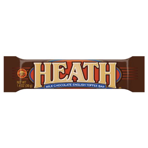 Heath Candy Bar, Milk Chocolate & English Toffee, 1.4 ounce Bars (Pack of 48) logo