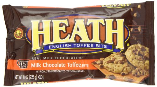 Heath Milk Chocolate Toffee Bits, 8 ounce Bags (Pack of 12) logo