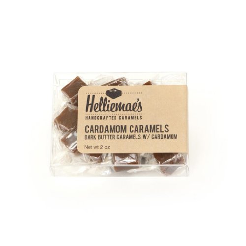 Helliemae’s Cardamom Caramels – Sets Of Clear Boxes logo