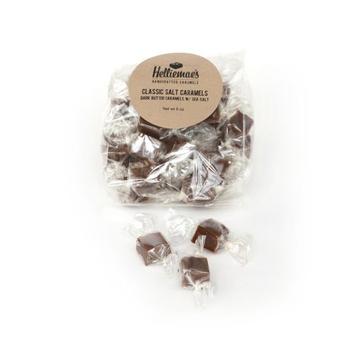 Helliemae’s Classic Salt Caramels – Sets Of Medium Cello Bags logo