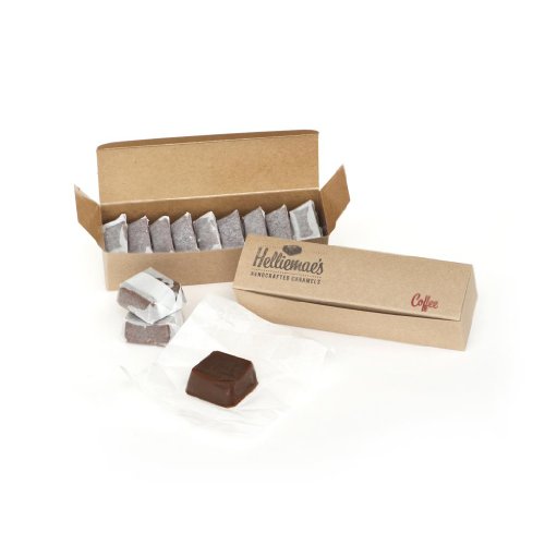 Helliemae’s Coffee Caramels – Hand-stamped Gift Box 9.5 Oz logo