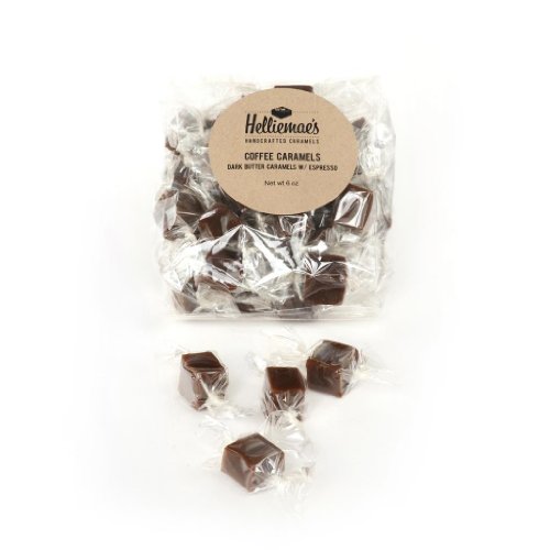 Helliemae’s Coffee Caramels – Sets Of Medium Cello Bags logo