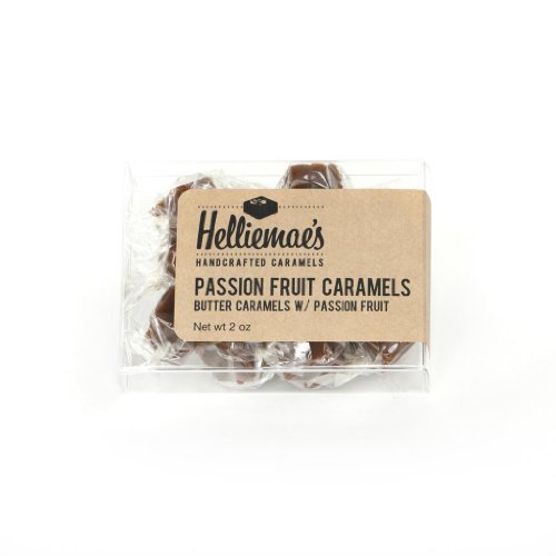 Helliemae’s Passion Fruit Caramels – Sets Of Clear Boxes logo