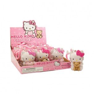 Hello Kitty Figure Clip On With Candy .7 Ounces 12 Count logo