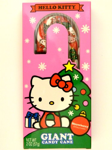 Hello Kitty Giant Candy Cane, Strawberry (limited Edition) logo