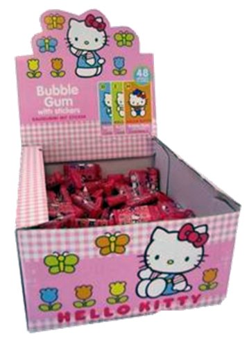 Hello Kitty Gum With Sticker – (box Of 80 Pieces) logo