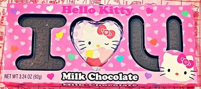 Hello Kitty I Love U Milk Chocolate 3.24 Oz (92g) logo