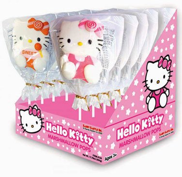 Hello Kitty Marshmallow Pop, 12 Count, Display Box logo