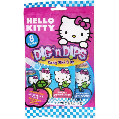 Hello Kitty Party Dig ‘n Dips Candy, 8 Per Bag logo