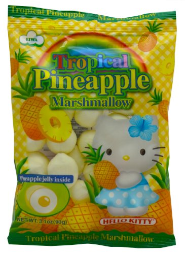 Hello Kitty Pineapple Marshmallows, 3.1 ounce (Pack of 5) logo