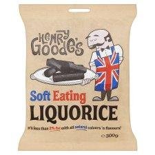 Henry Goode’s Soft Eating Liquorice 300g – Pack of 6 logo