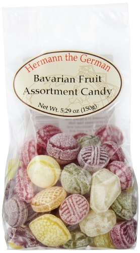 Hermann The German Bavarian Hard Candy, Fruit Assortment, 5.29 Ounce (Pack of 12) logo