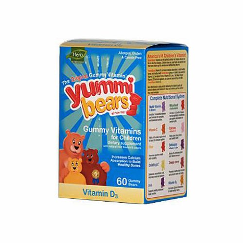 Hero Nutritionals Yummi Bears Gummy Vitamins For Children With Vitamind-3 – 60 Gummies logo