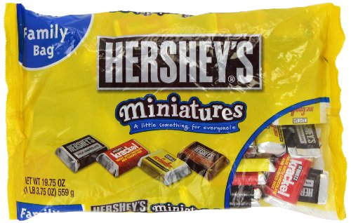 Hershey Assorted Miniatures Candy Bars, 19.75 ounce (Pack of 3) logo