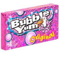 Hershey Bubble Yum Gum Single Original – 5 Sticks Each X 18 Pieces logo