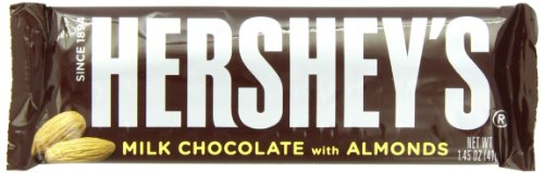 Hershey Chocolate Candy Bar With Almonds, 36-count logo