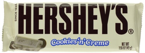 Hershey Cookies & Cream Candy Bar, 1.55 Ounce Bars (Pack of 36) logo