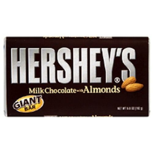 Hershey Giant Bar, Almond, 6.8 Ounce (Pack of 12) logo