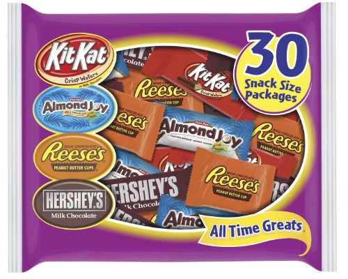 Hershey’s All Time Greats Assortment (kit Kat, Reese’s, Almond Joy & Hershey’s), 15.92 ounce Bags (Pack of 3) logo