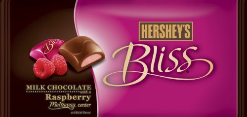 Hershey’s Bliss, Milk Chocolate With Raspberry Center, 8.6 ounce Packages (Pack of 4) logo