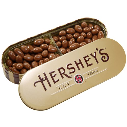 Hershey’s Chocolate Covered Almond Tin logo